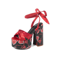 Load image into Gallery viewer, Ultra High Heel Sandals Waterproof Platform Thick Heel Women's Shoes