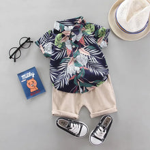 Load image into Gallery viewer, Fashion Baby Boy Summer Casual Clothes Set Top Shorts 2PCS