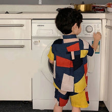 Load image into Gallery viewer, Boy Cotton Clothes Set Shirt+Shorts 2PCS Summer Infant