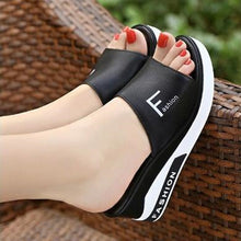 Load image into Gallery viewer, Summer Outdoor Women Wedges Slippers Slip-On Shoes