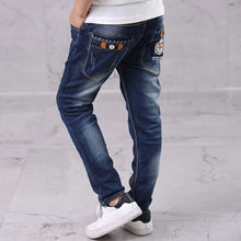Load image into Gallery viewer, Boys Jeans Classic Pants Denim Casual