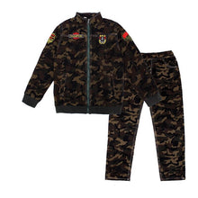 Load image into Gallery viewer, Boys camouflage cotton 100% sports sets long-sleeve + pants 2pcs