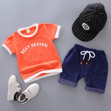 Load image into Gallery viewer, New Boys Girls Letter 2Pcs/sets Kids Infant Cotton Sports