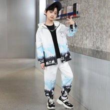 Load image into Gallery viewer, Boys Suits Coat +Pants 2PCS/Sets 2024 White Warm Thicken Winter Autumn School Plus Size Children Clothing