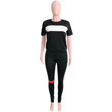 Load image into Gallery viewer, Women Summer T-shirt Matching Two 2 Piece Set Outfits Casual Tracksuit