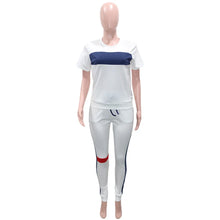 Load image into Gallery viewer, Women Summer T-shirt Matching Two 2 Piece Set Outfits Casual Tracksuit