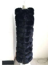 Load image into Gallery viewer, ZADORIN Luxury Women X- Long Fox Fur Vest Furry Soft