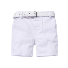 Load image into Gallery viewer, Boys Formal  Suit Crown Printed Shirt with Bow Leather Belt