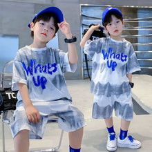 Load image into Gallery viewer, New Boys Summer Quick-dry Suit Boy Short Sleeve TShirt + Shorts Two-piece