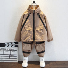 Load image into Gallery viewer, Boys camouflage suit two piece set camouflage