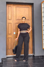 Load image into Gallery viewer, Summer Fashion Casual Two Piece Set African Women Casual Bat Sleeve