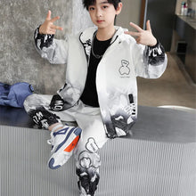 Load image into Gallery viewer, Boys Suits Coat +Pants 2PCS/Sets 2024 White Warm Thicken Winter Autumn School Plus Size Children Clothing