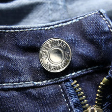 Load image into Gallery viewer, New Fashion Trend Solid Color Elastic Jeans Men Casual Slim