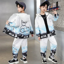 Load image into Gallery viewer, Boys Suits Coat +Pants 2PCS/Sets 2024 White Warm Thicken Winter Autumn School Plus Size Children Clothing