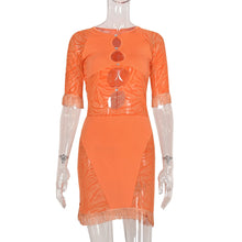 Load image into Gallery viewer, Cut Out Sexy Zebra Women's Mini Dress for Holiday Night Club Party - nevaehshalo