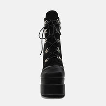 Load image into Gallery viewer, New Style Square Head Thick Heel Martin Boots
