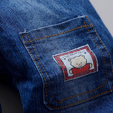 Load image into Gallery viewer, Cartoon Baby Boy Clothes Denim Pants Elastic Waist - nevaehshalo