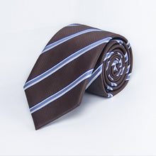 Load image into Gallery viewer, Polyester Silk Tie Men Suit Accessories Tie Business Interview Formal Dress Birthday Party Tie - nevaehshalo