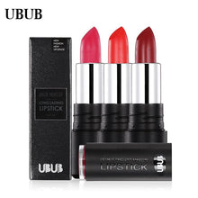 Load image into Gallery viewer, UBUB Waterproof Moisturizer Smooth Lipstick Luxury Velvet Lip Stick Matte Long Lasting Sexy Lips Beauty Makeup Women Gift - nevaehshalo