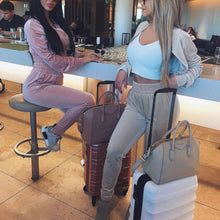 Load image into Gallery viewer, Women Sweatshirt Pants Sets Velvet