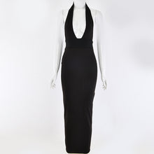 Load image into Gallery viewer, Halter Backless Sexy Knitted Pencil Dress Women Off Shoulder. - nevaehshalo