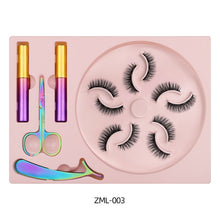Load image into Gallery viewer, Magnetic Eyelashes Mink False Lashes Magnetic Eyeliner Waterproof Liquid Set Lasting Handmade Eyelash Makeup Tool - nevaehshalo