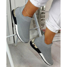 Load image into Gallery viewer, Summer Shoes For Women New Elegant Elastic Slip-on Flat Shoes - nevaehshalo