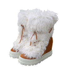 Load image into Gallery viewer, Pure Wool Slim Inside Tall Women's Winter Thickened Snow Boots