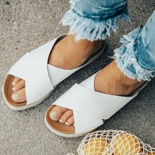 Load image into Gallery viewer, Sexy Leopard Sandals Summer Women Slippers Open Toe Platform Casual Shoes Ladies Outdoor Beach Flip Flops Female Slides - nevaehshalo