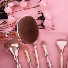 Load image into Gallery viewer, 9 PCS Makeup Brushes Set Rose Golden Beauty Cosmetic Tool - nevaehshalo