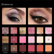 Load image into Gallery viewer, FOCALLURE 18 Colors Palette Shimmer Matte Pigment Eye Shadow Cosmetics Mineral Nude Glitter Eye Makeup Beauty - nevaehshalo