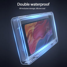Load image into Gallery viewer, Wall Mounted Phone Box Waterproof Touch Screen Case Mobile Phone Holder Kitchen Bathroom Phone Shell Shower Sealing Storage Box - nevaehshalo