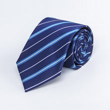 Load image into Gallery viewer, Polyester Silk Tie Men Suit Accessories Tie Business Interview Formal Dress Birthday Party Tie - nevaehshalo