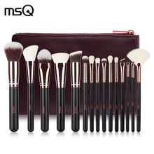 Load image into Gallery viewer, MSQ 15pcs Soft Makeup Brush Powder Foundation Eye Shadow - nevaehshalo