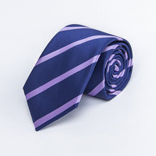 Load image into Gallery viewer, Polyester Silk Tie Men Suit Accessories Tie Business Interview Formal Dress Birthday Party Tie - nevaehshalo