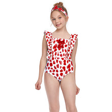 Load image into Gallery viewer, New One Piece Flash Girls Swimwear New Children Swimwear - nevaehshalo