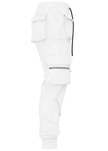 Load image into Gallery viewer, Spring and autumn new casual pants male Korean version of the trendy brand multi-bag overalls loose straight-leg pants outdoor running trousers - nevaehshalo