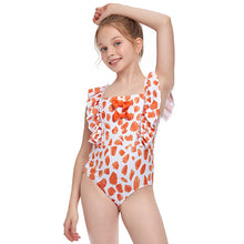 Load image into Gallery viewer, New One Piece Flash Girls Swimwear New Children Swimwear - nevaehshalo