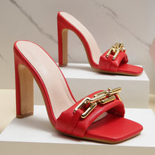 Load image into Gallery viewer, High Heeled Sandals Women Wear With Chain Fish Mouth Stiletto Heels European And American Sandals And Slippers - nevaehshalo