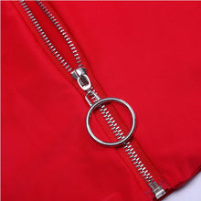 Load image into Gallery viewer, Summer Sexy Women Two-Piece Swimsuit Short Sleeve Zip Up Bikini Sets - nevaehshalo