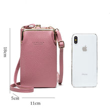 Load image into Gallery viewer, Fashion Crossbody Women Mini PU Leather Shoulder Phone Purse Zipper Flap - nevaehshalo