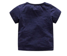 Load image into Gallery viewer, Bebes Newborn clothes cotton letter printed t-shirt with demin overalls baby boys clothes summer children clothing - nevaehshalo