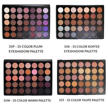 Load image into Gallery viewer, Professional 35 Color Eyeshadow Palette Earth Warm Color Shimmer Matte Eye Shadow Beauty Makeup Set - nevaehshalo