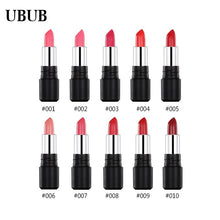 Load image into Gallery viewer, UBUB Waterproof Moisturizer Smooth Lipstick Luxury Velvet Lip Stick Matte Long Lasting Sexy Lips Beauty Makeup Women Gift - nevaehshalo