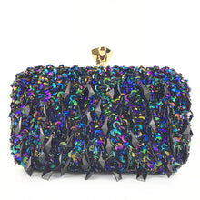 Load image into Gallery viewer, Double-Sided Bead Embroidery Sequin Bag Ladies Evening Bag