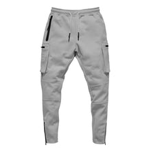 Load image into Gallery viewer, Fashion Stitching Men Pants Fitness Casual Elastic Pants men Bodybuilding Clothing Casual Navy Military Sweatpants Joggers Pants - nevaehshalo
