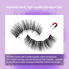 Load image into Gallery viewer, Magnetic Eyelashes Mink False Lashes Magnetic Eyeliner Waterproof Liquid Set Lasting Handmade Eyelash Makeup Tool - nevaehshalo