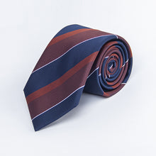 Load image into Gallery viewer, Polyester Silk Tie Men Suit Accessories Tie Business Interview Formal Dress Birthday Party Tie - nevaehshalo