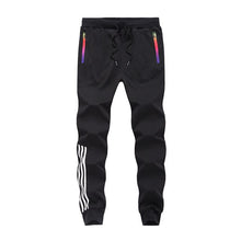 Load image into Gallery viewer, Tracksuit Bottoms Mens Casual Pants Cotton Sweatpants Mens Joggers Striped Pants Gyms Clothing Plus - nevaehshalo