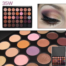 Load image into Gallery viewer, Professional 35 Color Eyeshadow Palette Earth Warm Color Shimmer Matte Eye Shadow Beauty Makeup Set - nevaehshalo